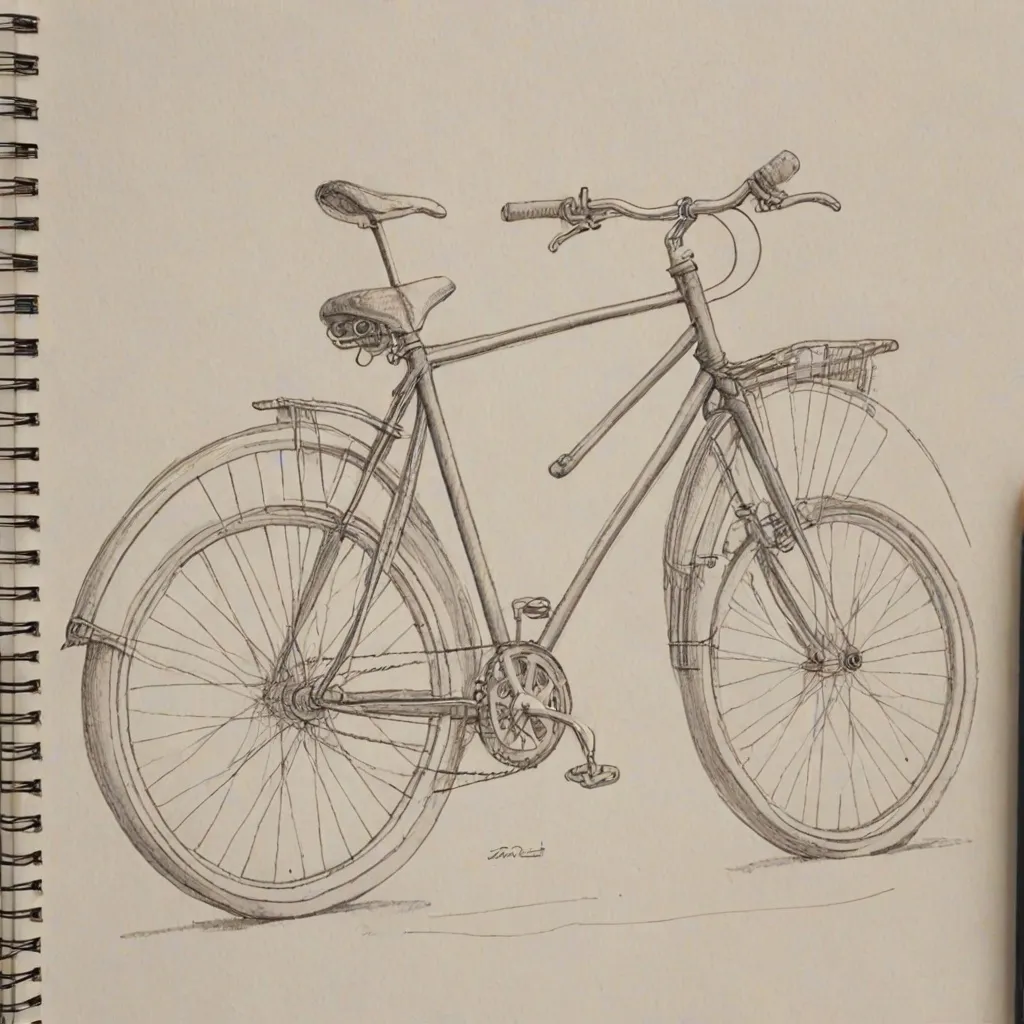 Jak narysować rower - prosty poradnik dla początkujących