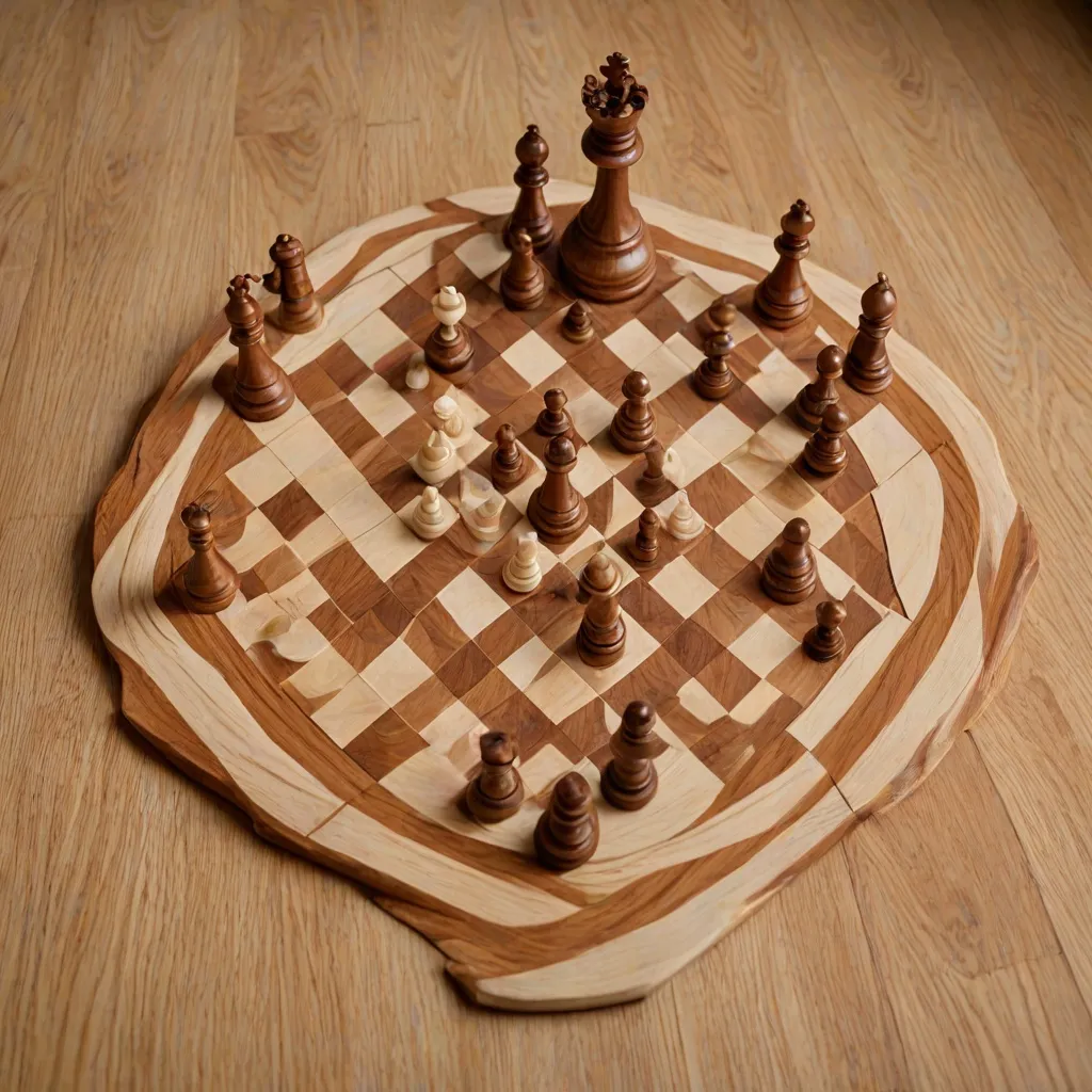 Jak wygląda ustawienie króla w szachach?